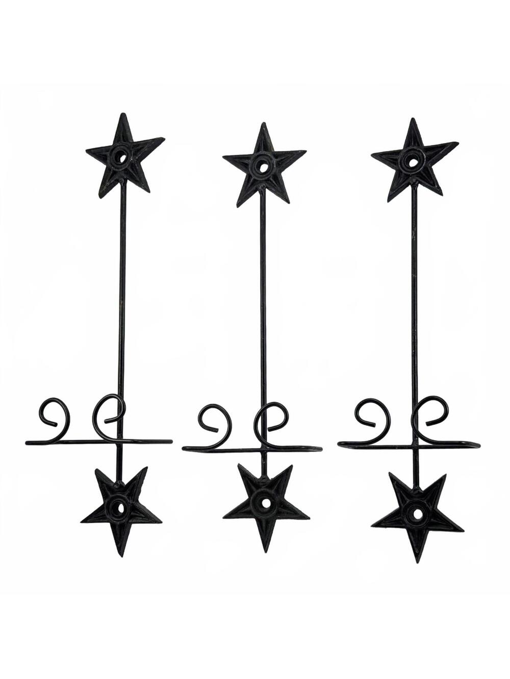 Wrought Iron Star Hanging Plate Holder